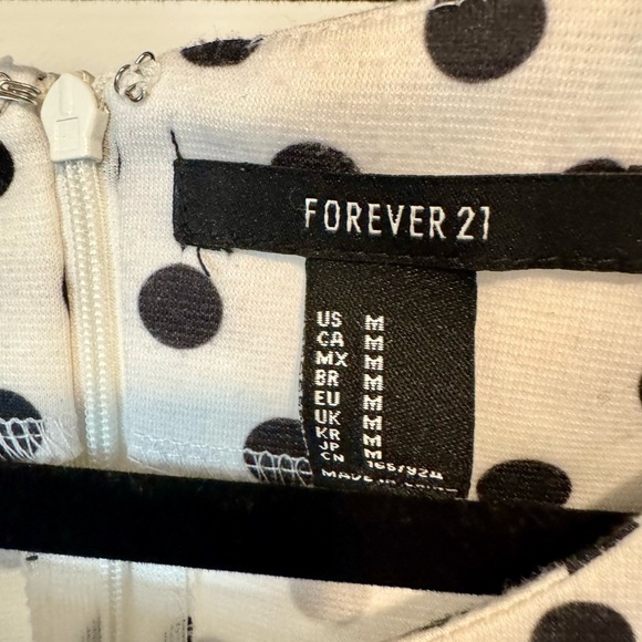 Forever 21 Polka Dot Women’s Dress Medium - Picture 2 of 7